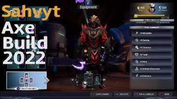 Dauntless Sahvyt Axe Build 2022