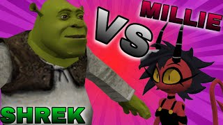 Shrek Vs Millie Helluva Boss Parody