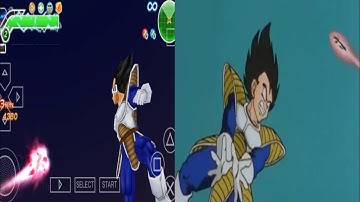 DBZ Goku vs Vegeta Part-1 Anime vs DBZ TTT-MOD