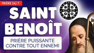 🔴 PRIÈRE à SAINT BENOÎT 🙏 PUISSANTE PRIÈRE à la SAINTE CROIX - Priere 24/7