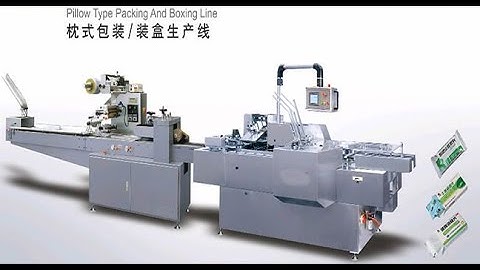 Horizontal sachet packing line flow wrapping and cartoning pharmaceutical machine