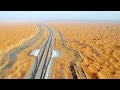 宁夏：穿越腾格里沙漠腹地 乌玛高速青铜峡至中卫段通车