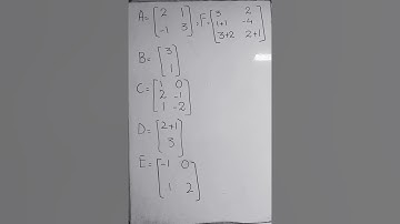 what is additive inverse of matrix | Ex 1.3 question number 1 and 2(1st part)