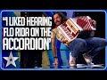 Accordion Ryan gets LOW with UNEXPECTED performance | Unforgettable Audition | Britain&#39;s Got Talent