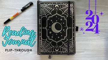 Reading journal flip through 2024 📔