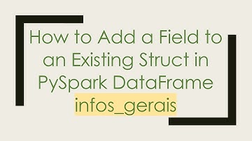 How to Add a Field to an Existing Struct in PySpark DataFrame infos_gerais