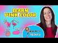 Colors Song for Children | Pink Color of the Day by Pattys Primary Songs | Sign Language