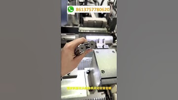 Servo double head chamfering machine, round bar chamfering corner to punch the center hole