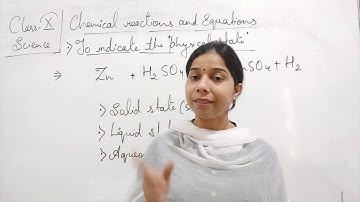 Class X Science 16 03 2021 by Ms Mridulata Upadhyay Chemical reactions and equations