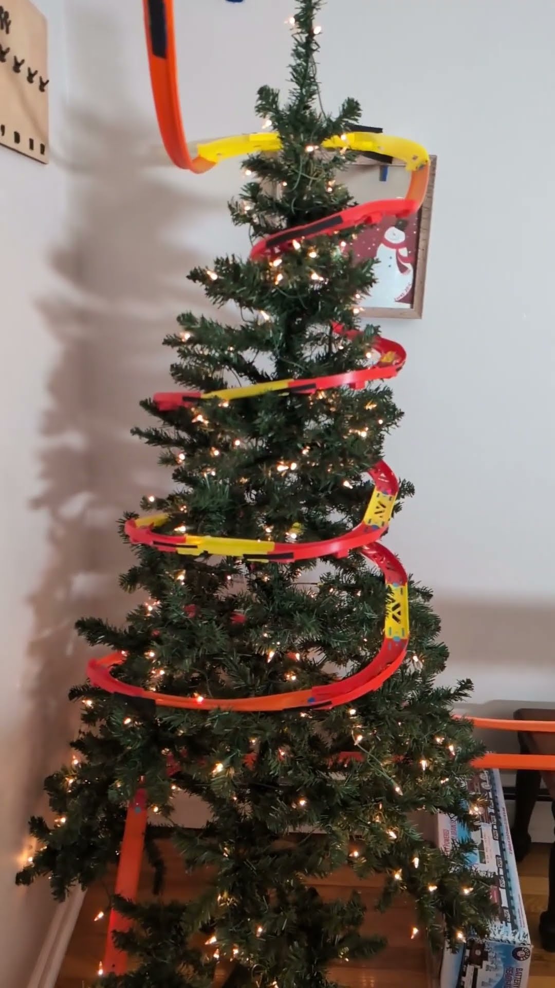 Ultimate Hot Wheels Christmas Tree Track || ViralHog