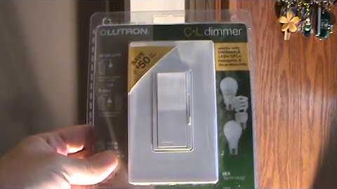 How to Install Dimmer Light Switch...Part 1