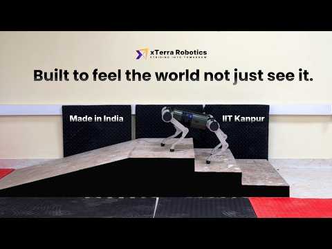 How This Robot Climbs Stairs Without "Seeing" Them? | Svan M2 | xTerra Robotics #madeinindia #robot