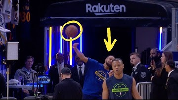 Steph Curry Makes UNREAL Full Court Shot From The Opposite Tunnel 🤯