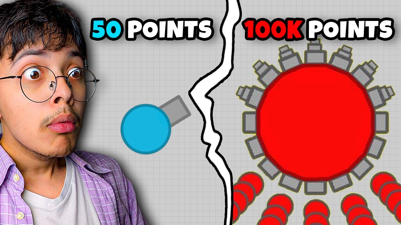 Peut-on avoir 100k points sur Diep.io ? (J'ai testé toutes les meilleurs classe)