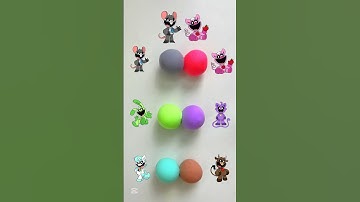 Smiling critters colour mixing #art #diy #satisfying #satisfying