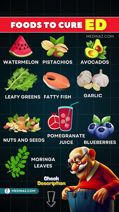 Foods for erectile dysfunction | Erectile dysfunction cure | ED treatment #shortsfeed #ed #health