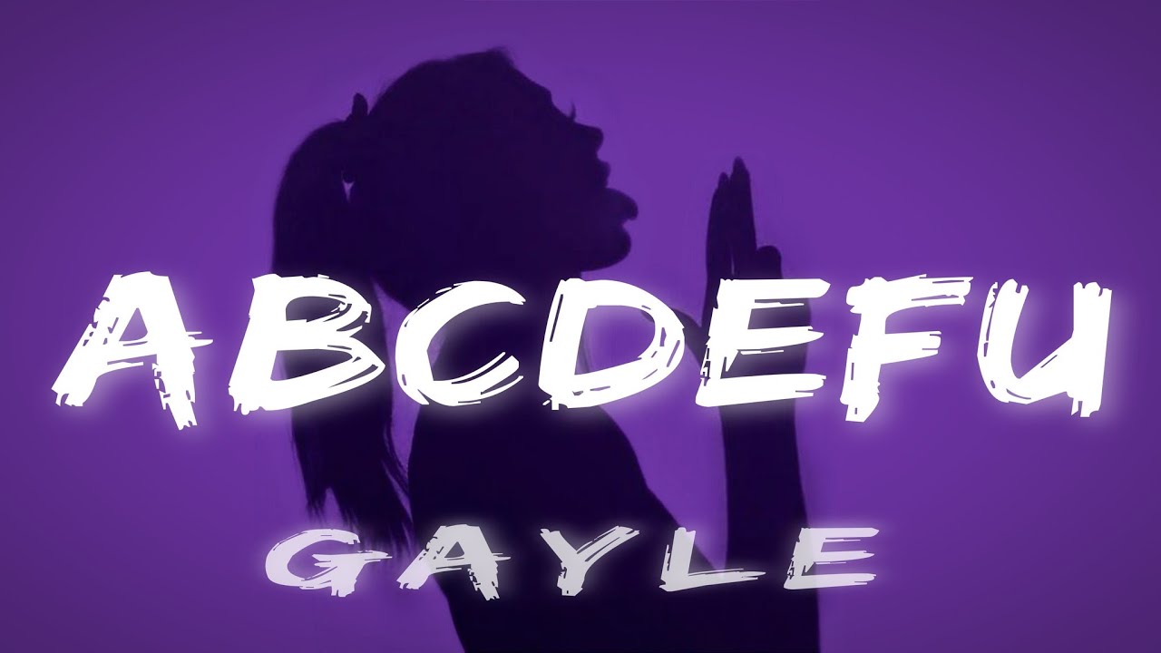 Watch GAYLE - abcdefu (Lyrics) on YouTube Watch GAYLE - abcdefu (Lyrics) on YouTube