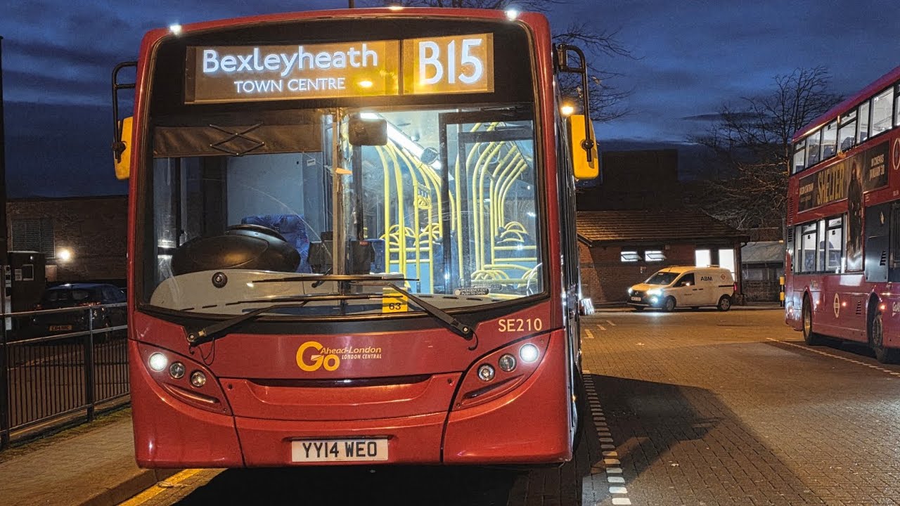 First Day/No IBus Audio: Go Ahead London ADL Enviro 200 SE210 YY14 WEO Route B15