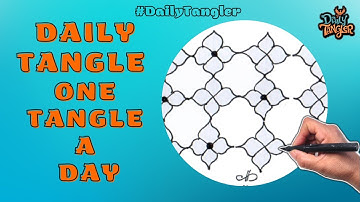 Daily Tangle - Pattern  Focus -  Brax  | How to draw | #DailyTangler