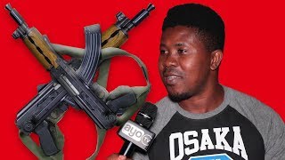 MWANAUME ALIYENYANG'ANYA MAJAMBAZI BUNDUKI "NATAMANI KUWA MWANAJESHI"
