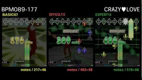 DDR X3 / CRAZY LOVE - DOUBLE