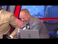 Shaq gets pissed because Chuck cuts him off