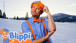 Skiin' the slopes | Blippi - Learn Colors and Science