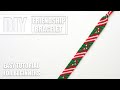 Christmas Canes Candy Stripes Lines Macrame Friendship Bracelets | Easy Tutorial for Beginner