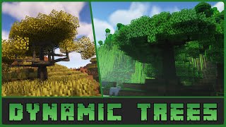 Minecraft - Dynamic Trees Mod Showcase [Forge 1.18.2]