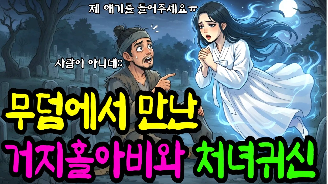 억울하게 죽은 처녀귀신의 복수를 해주고 만석꾼이 된 거지 홀아비, 처녀귀신과 거지홀아비의 하룻밤 | 야담.민담.전설.설화.옛날이야기.오디오북