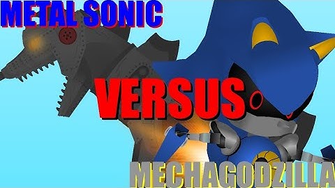 Metal Sonic vs Mechagodzilla | Sonic vs Godzilla animation | StickNodes