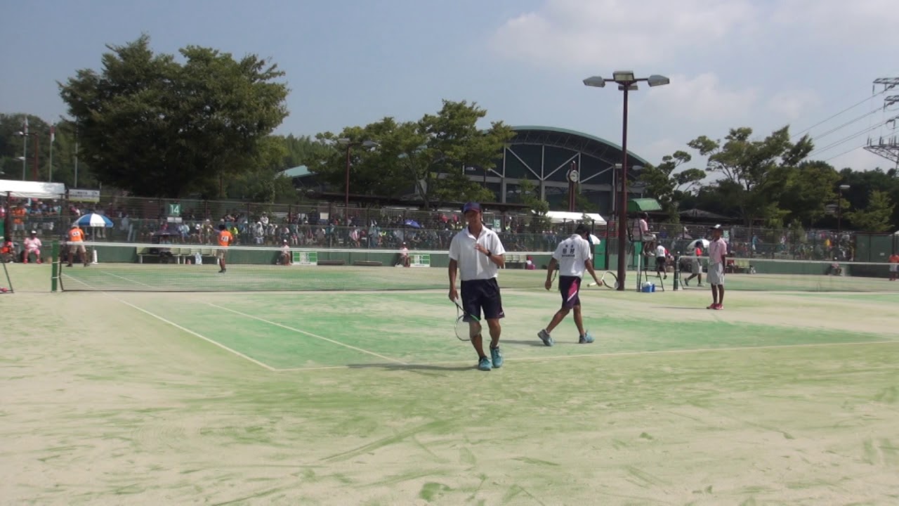 2018IH 男子ソフトテニス　4回戦　田村・近藤（秋田・能代松陽）VS 齋藤・柴田（岩手・岩手）
