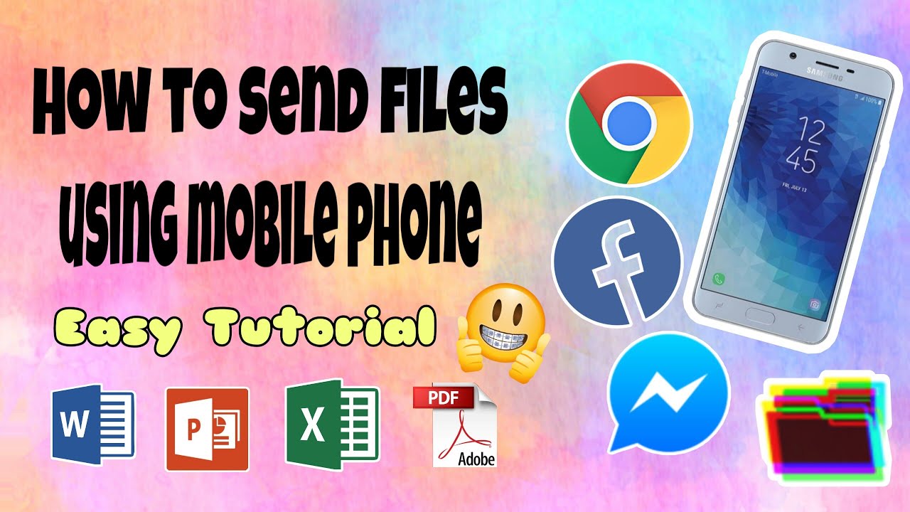 How To Send Files Using Mobile Phone MBVlogs YouTube