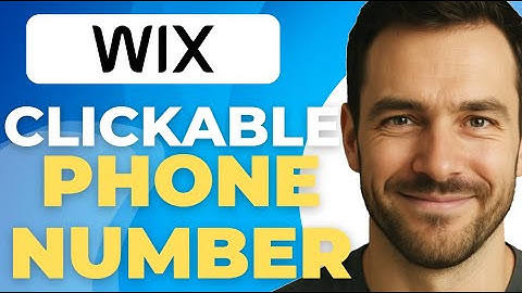 How To Create Clickable Phone Number On Wix Website Builder