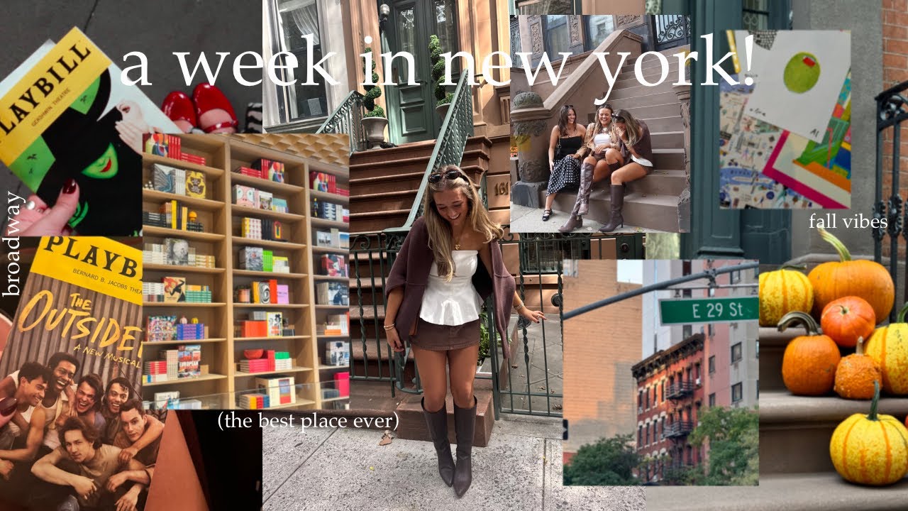 A WEEK IN NYC! 💋🚕🍸(*alll the fall vibes, lots of eating, broadway, AND MORE!*)