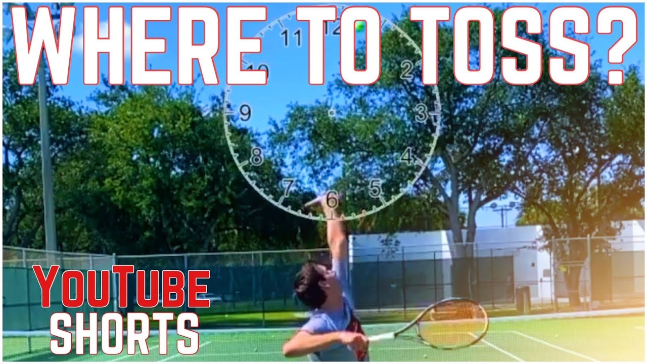 Tennis Serve Toss Positioning For Flat Slice Kick YouTube