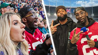 Specs Gonzalez and Chloe Burrows go backstage at the NFL with Odell Beckham Jr 🍿 | SCENES