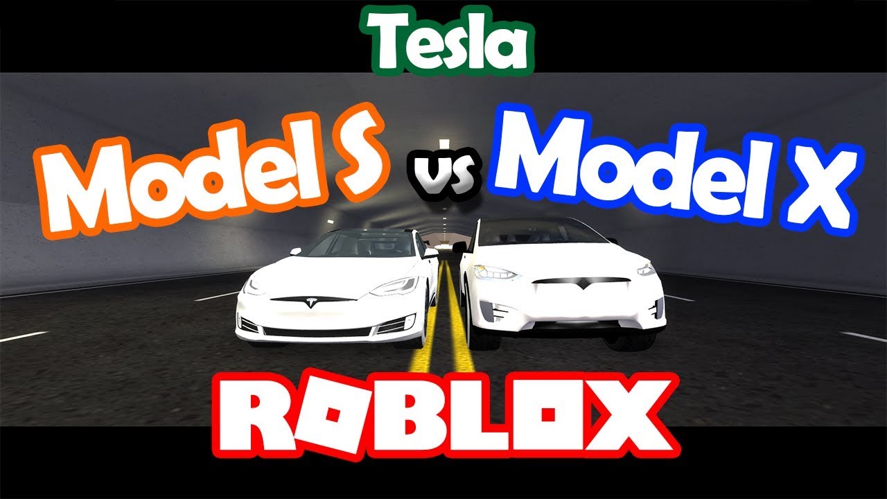 Tesla Model S Vs Tesla Model X Roblox Vehicle Simulator Youtube - new tesla model x in vehicle simulator roblox