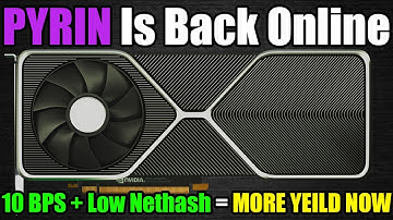 PYRIN Is Back ONLINE!! 10 BPS Is LIVE And HASHING