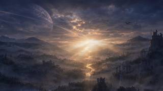🎧 2-Hour Deep Focus Ambient Music | Sci-Fi Ringed Valley (Study/Work/Focus)