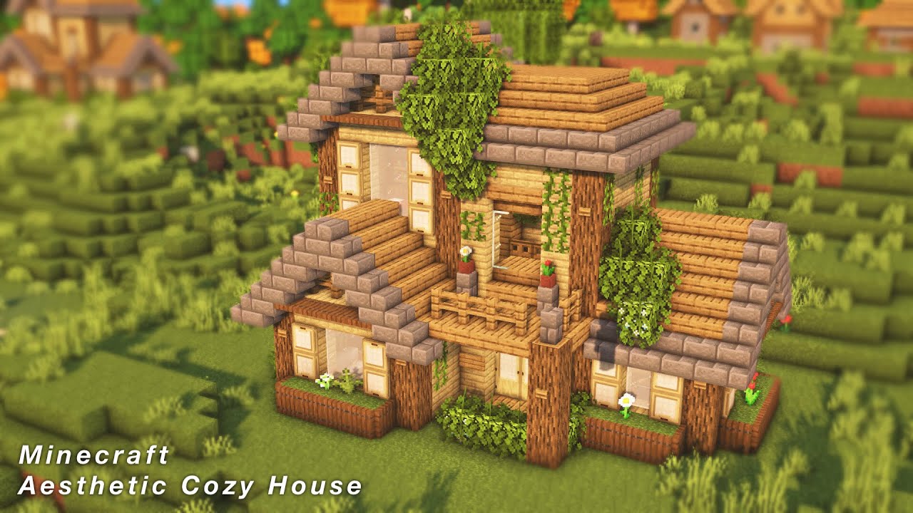 Minecraft  How to Build a Cozy Aesthetic House 