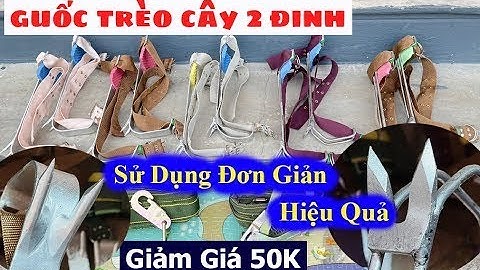 Dụng Cụ Trèo Cây Đa Năng| Guốc Trèo Cây 2 Đinh Mới Nhất 2023| Cách Sử Dụng An Toàn - Hiệu Quả
