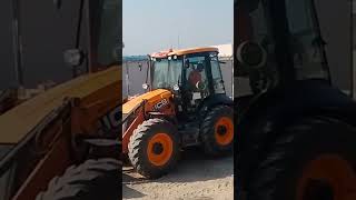 JCB 4CX Backhoe Loader Working | Powerful Excavation Machine in Action #Shorts