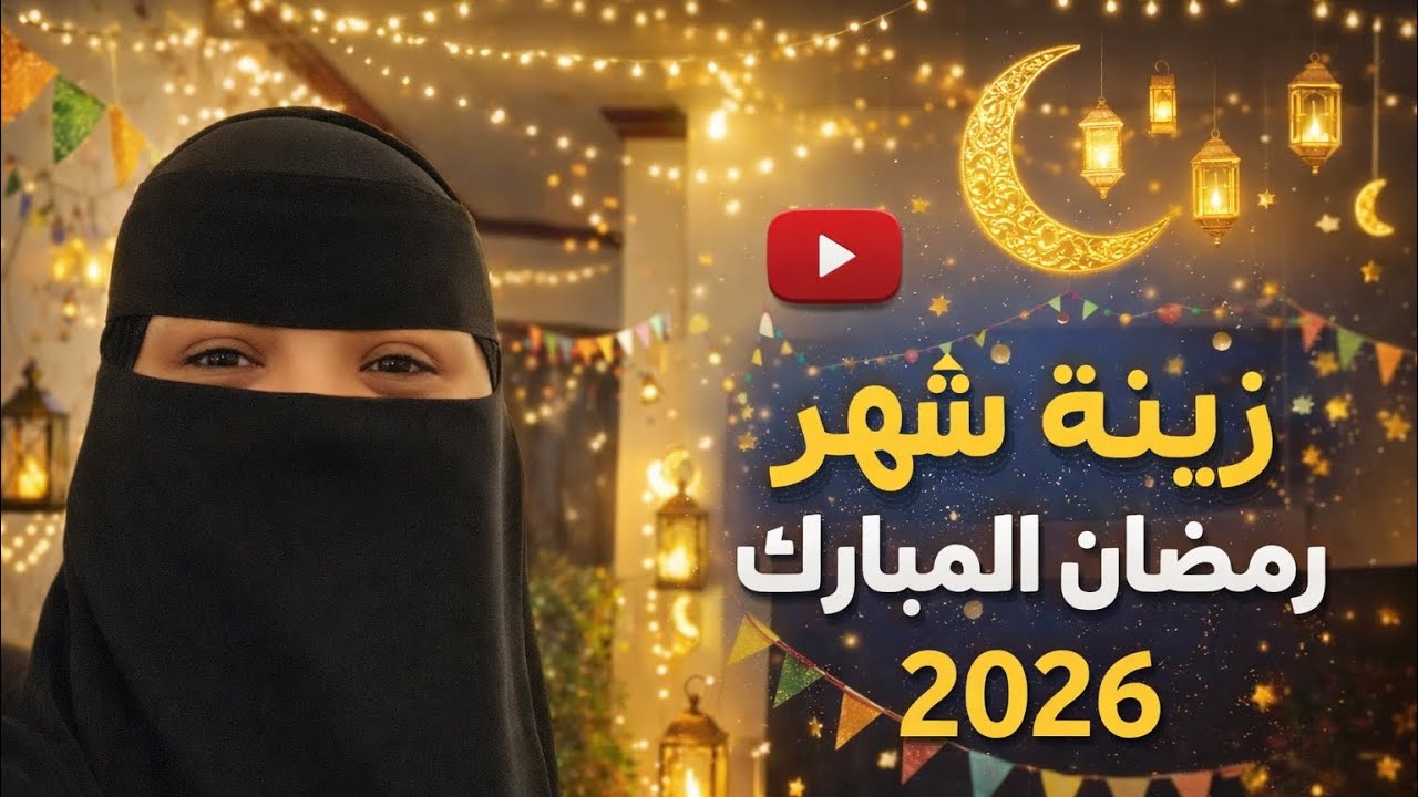 زينة شهر رمضان المبارك 🌙 2026