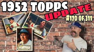 1952 Topps Vintage Baseball Cards Binder Update; #170/311