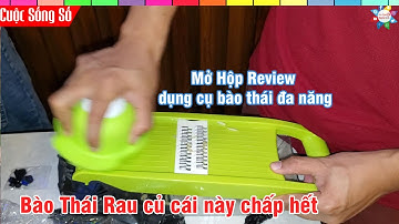 Mở Hộp Dụng Cụ Bào Thái Rau Củ Đa Năng mua online trên Shopee 📺 Cuộc Sống Số 📺