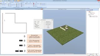 (up V9) cadvilla® Support - define external walls polygonal with numerical input