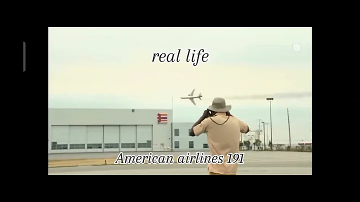 full part crash plane animation vs real life