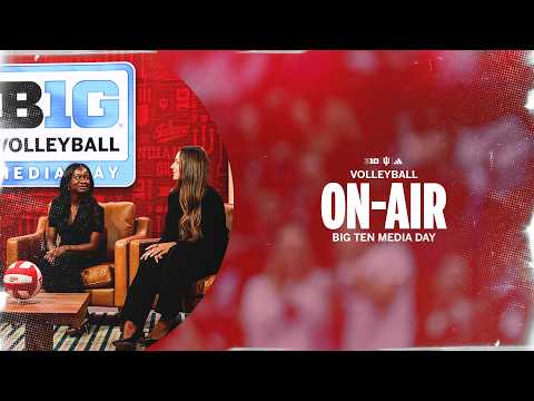 Indiana Volleyball | B1G Media Day | Players - BTN Studio Set | 8/3/26