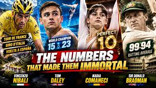 Records That Made Them Immortal | Vincenzo Nibali, Tom Daley, Nadia Comaneci & Sir Donald Bradman